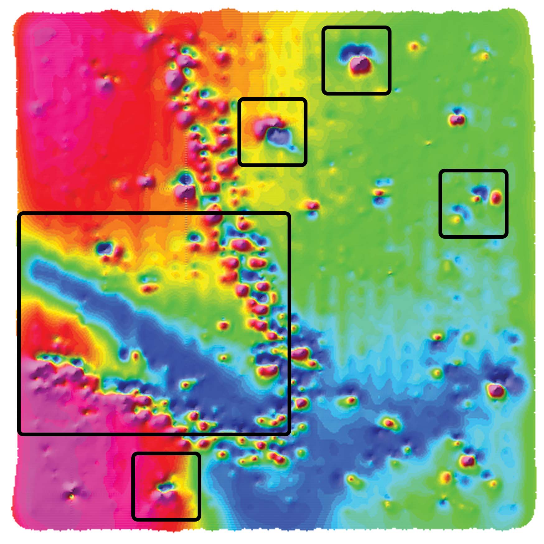 Corrected Total Field Map Reveals Anomalies