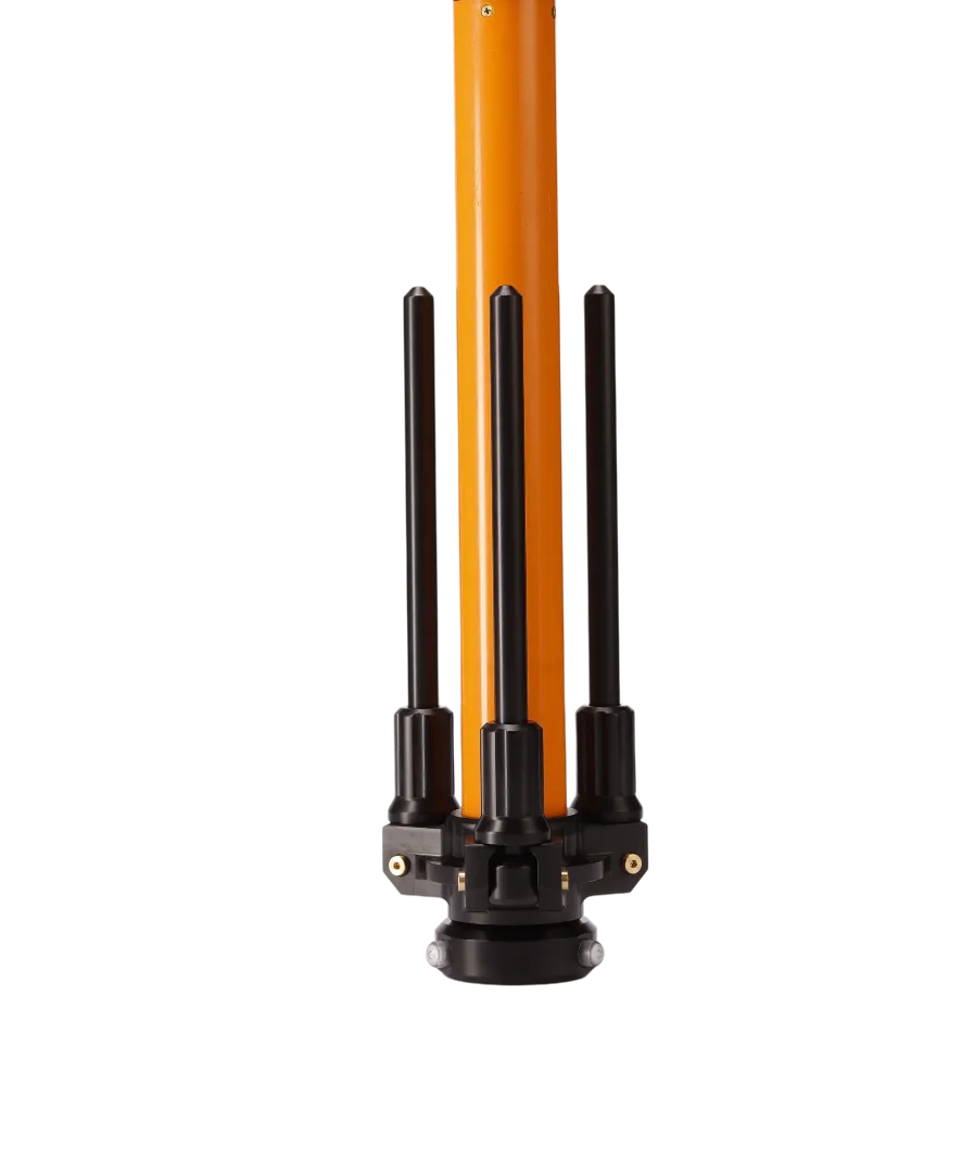 Tripod deployment accessory mounted to the magnetometer body.